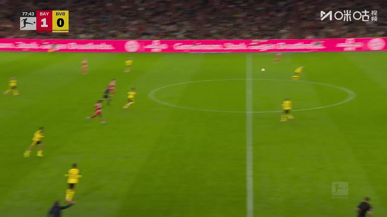 小贝林门前解围失误奥利塞跟进铲射破门拜仁2-0领先多特